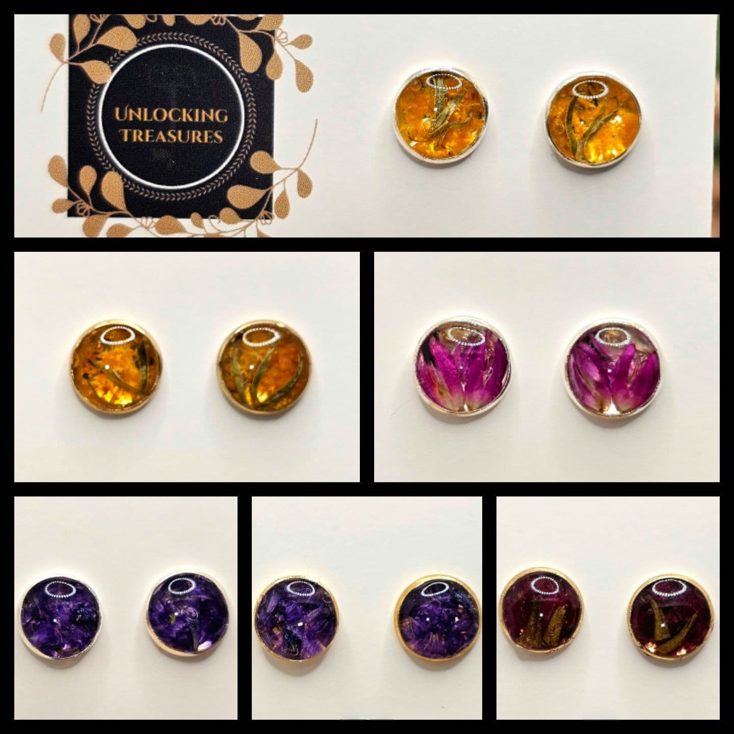 Wild Flower Stud Earrings