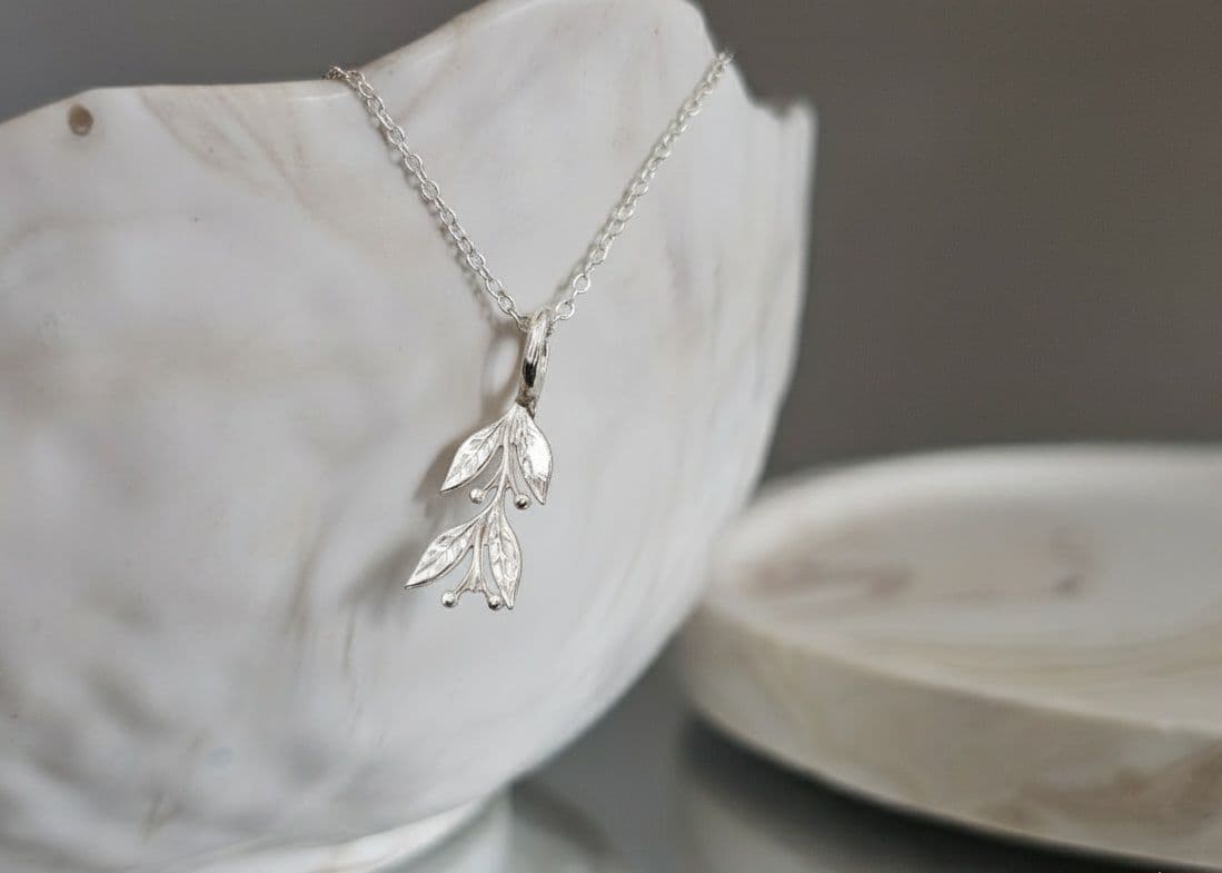 Berry and Leaf Pendant