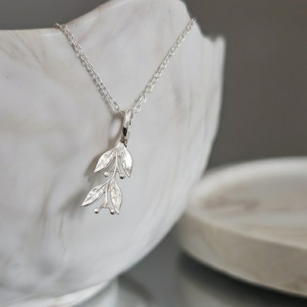 Berry and Leaf Pendant