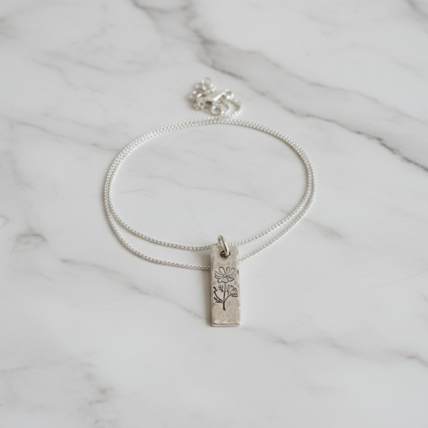 Birth Flower Necklace