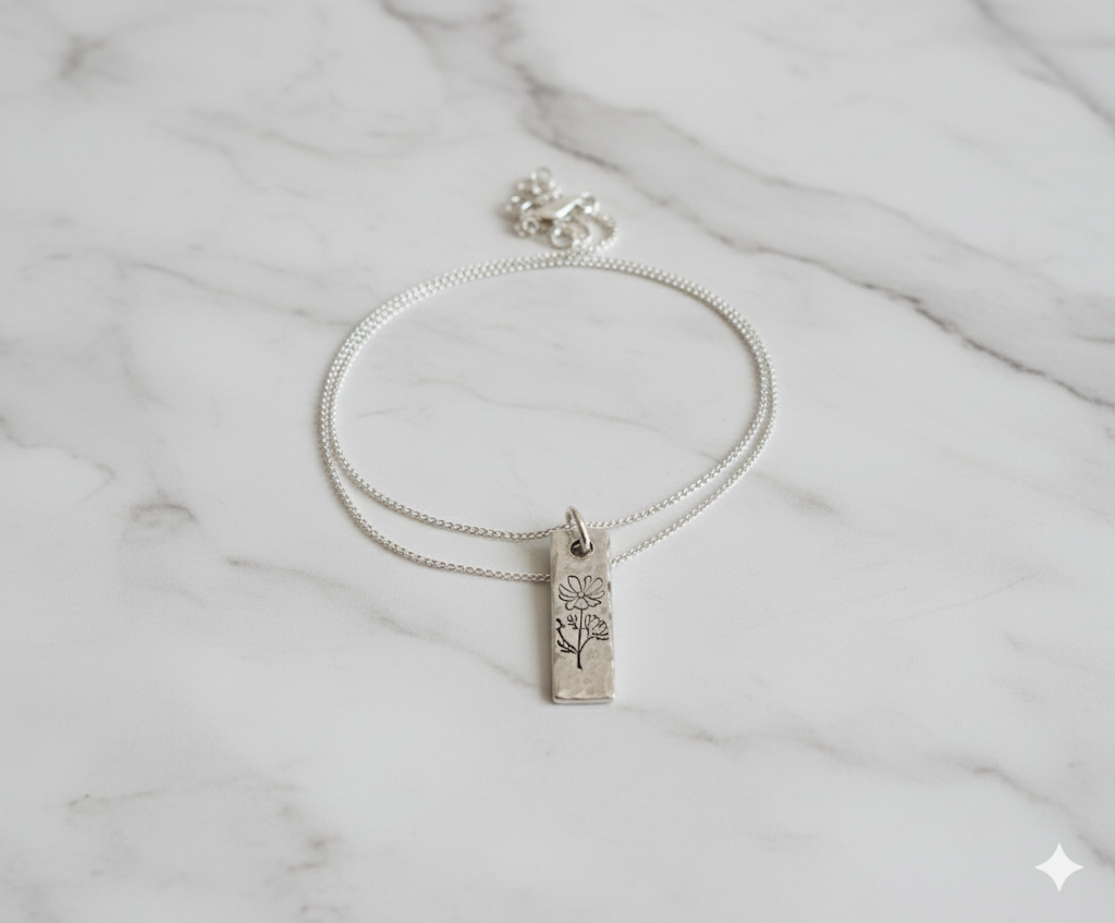Birth Flower Necklace