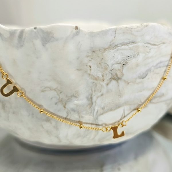 Custom Gold-Filled Initial Necklace
