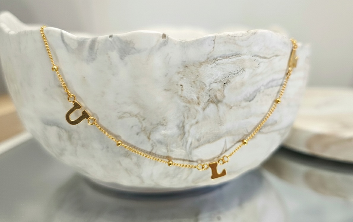 Custom Gold-Filled Initial Necklace