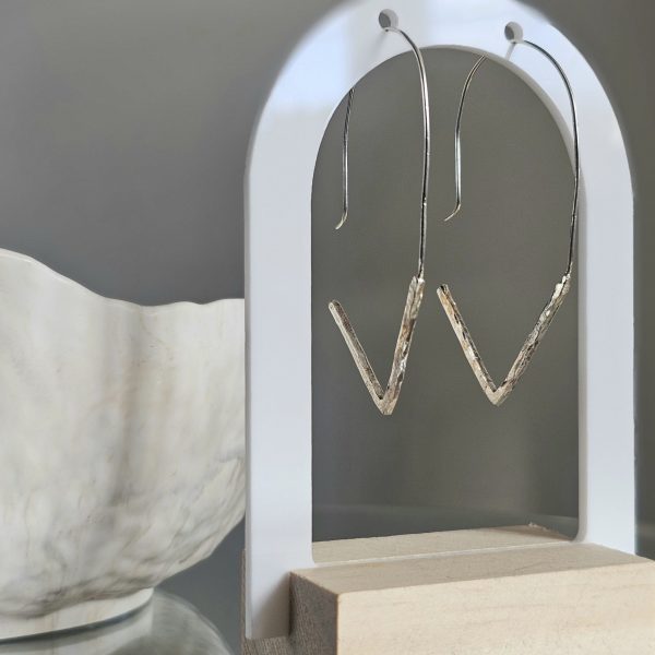 Plunging Chevron Earrings